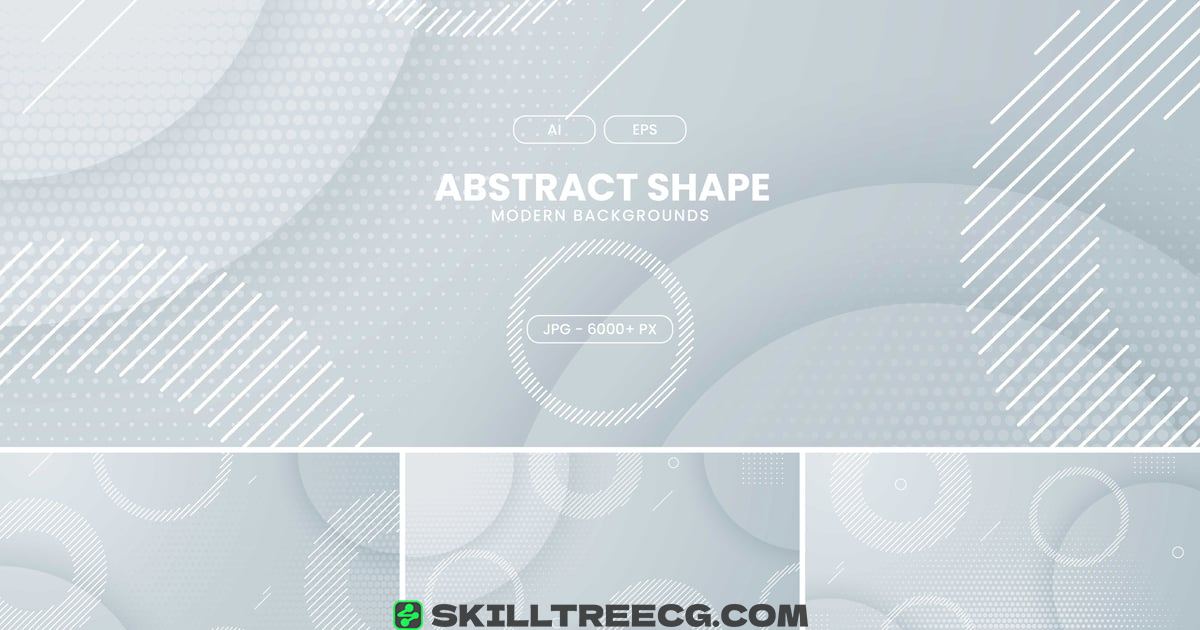 Light Geometric Abstract Backgrounds（260796）-技能树